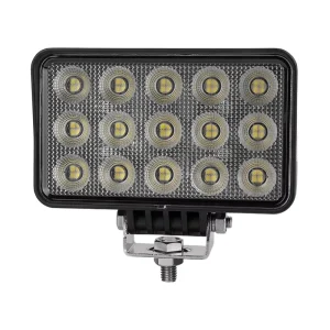 6-Inch 60W LED Work Light 12V/24V Flood Beam IP68 Waterproof Aluminium 6000K Color for Auto Exterior Lighting