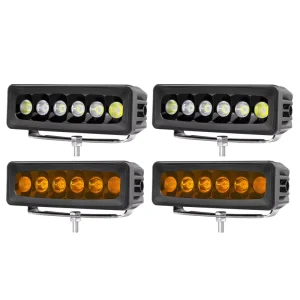 6 Inch 60W Spot Flood Amber or White Auxiliary Back up Reverse Light for F150
