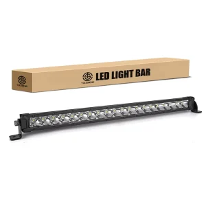6 Inch Bar Projector Spot Light 12″ 20″ 30″ 40″ 50″ Waterproof Slim Straight Offroad 4×4 Car Truck LED Light Bar