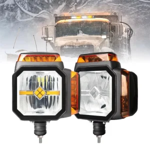 6 Inch High Power 32V 65W Led Car Light Square Led Driving Working Lamp Led Work Light with Heating Lens