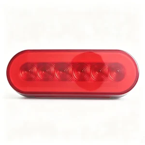 6 Inch Oval Tail Light for Truck and Trailer LED Turn Signal Light Rear Lamp Stop Lamp