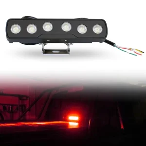 6 Inch Single Row High Conductivity Aviation Aluminum CE Certified Super Bright Rear Off Road LED Chase Lights 24