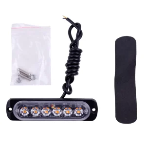 6 LED Warning Light Side Marker Light LED Clearance Indicator Light for Truck Trailer RV Car Boat Bus Lorry 12 24V Wate