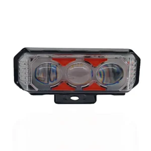 6 Modes 3 Lens Motorcycle Spotlights With RGB Led Headlight Mini Driving Lights Work Light Fog Lamp DRL Bulb for Car
