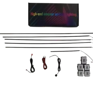 6 in 1 LED Ambient Lighting ABS Plastic Universal Fitment Car Exterior & Interior Light
