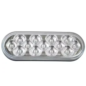 6.5 Inch 12V LED Side Marker Light for Trucks PC+ABS Lens IP67 Waterproof CE Certified SAE DOT P2 Stop Turn Signal