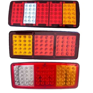 60 LED 75 LED Automotive Electronic Rear Taillight Two Colors Three Colors