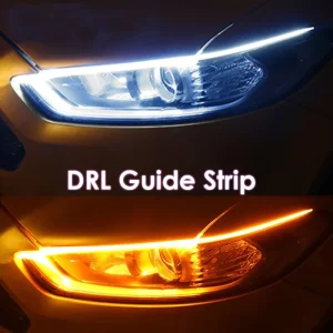 60厘米防水柔性汽车 LED 日间行车灯 顺序式 LED 灯条 扫描模式转向信号灯 DRL LED