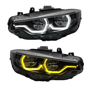 6000 Lumens LED Headlights for BMW 4 Series F32 F33 F36 Front Lamp with Dynamic Animation DRL and Welcome Light