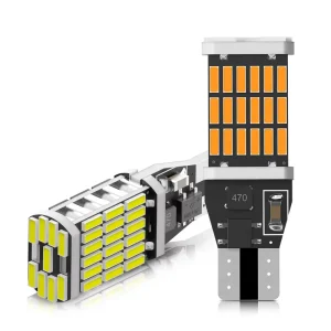 6000K 5W 1000 Lm LED Parking Light Bulb T15 SMD 4014 License Plate Light for Universal Cars