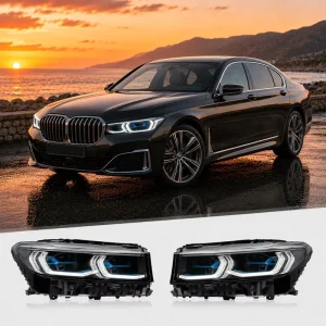 6000K LED Car Headlights for BMW 7 Series G11 G12 12V ABS Protective Shell Easy Plug In Installation