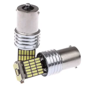 6000K White Light Car LED Reversing Light 1156 4014 45SMD High Brightness Brake Light Decoding Anti Flicker Turn Signal