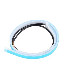 60CM Soft Silicon Flex Running Light Bar Yellow Car Driving Lights LED Turn Lights DRL Daytime Running Lamp
