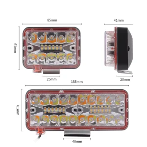 60W 120W Waterproof High Brightness Exterior LED Strip Light for Electric Vehicles & Motorcycles Customization Modification