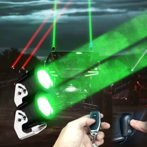 60W ATV UTV Off-Road Vehicle LED Headlight Driving Light DRL Spotlight IP67 Waterproof Universal Fitment