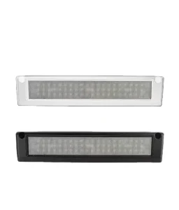60W LED Scene Light Bars for Off-Road Vehicles 13-Inch Black 12V Flood Auto Interior Retrofit Stainless Steel Mounting Bracket