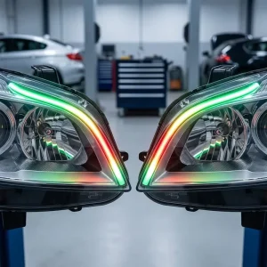 60cm Car Headlight Surface Strip Tube Flexible Waterproof DRL LED Daytime Running Light Lamp Strip Neon Turn Signal Brake Flow