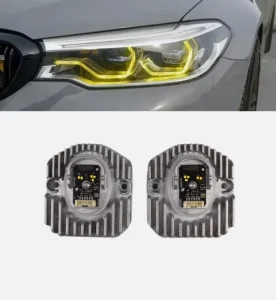 Yellow and White 63117214939 63117214940 Daytime Running Light DRL LED Angel Eyes for G30 G38 BMW 5 Series
