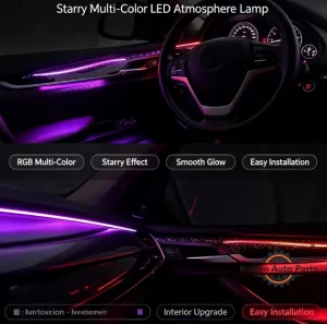 64 Color Galaxy Style Car Ambient Light for X1 F48 12V 3 5W Atmosphere Light Interior Accessories Decoration