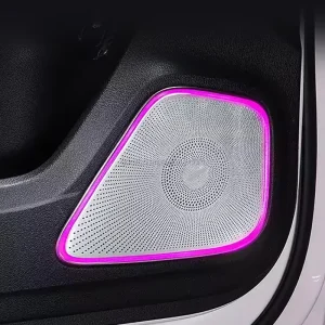 64 Color LED Midrange Speaker Cover Ambient Light for Mercedes New A B CLA GLA GLB W177 W118 W247 Illuminated Auto Horn Cover