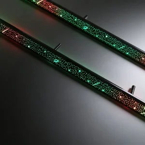 64 Color Starry Style Car Ambient Light Waterfall Rainbow RGB Car Interior Accessories LED Lights