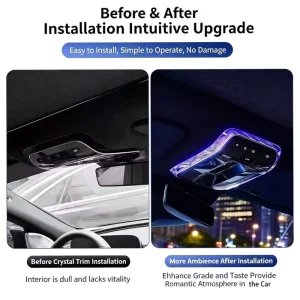 64 Colors Diamond Ambient Light Full Set for Mercedes Benz W205 C Class W213 E Class Interior Decoration Light
