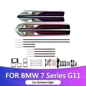 64 Colors LED APP Control Multicolor Ambient Roof Light Kit Auto Interior Lighting for BMW 7 Series G11