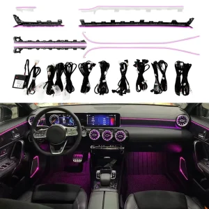 64 Colors W177 Ambient Lighting Upgrade for Mercedes Benz A Class A200 A180 Interior Atmosphere LED Light