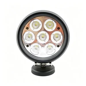 6Inch 70W Round LED Work Light IP68 Waterproof 12-48V 5040lm Auxiliary Driving Lamp for Offroad Car Truck Forklift Machinery