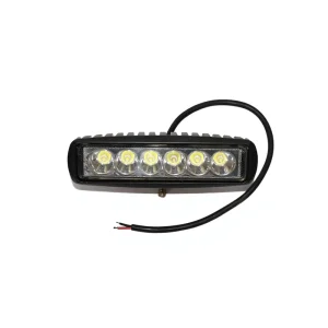 6LED 18W LED Work Light Bar 12-24V IP67 Waterproof for Forklift Off Road Truck