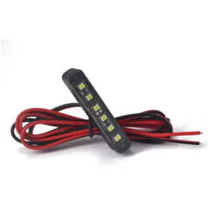 6LED White Plate Light Waterproof License Plate LED Motorcycle Accessories Lights for Trucks Car Motorcycle Plate Light