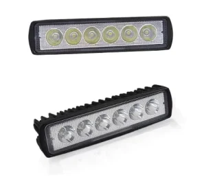 6LED automobile lamp straight line 18W auxiliary lamp spot lamp car LED