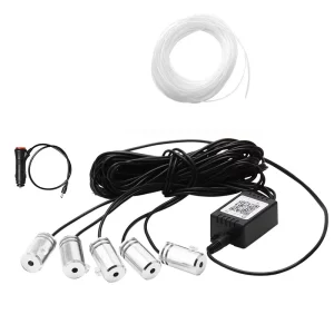 6M Car LED Strip Lights App RGB LED Car Interior Light Auto Atmosphere Decoration Ambient Lamp Accessories