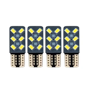 6SMD 3020 Chip Light Emitting Diode Bulb White 6500K 9 60V T10 194 168 W5W Car Interior Reading Light Number Plate Light