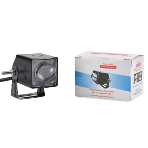 6W 12 80V LED Front Motorcycle Headlight Yellow and White Dual Color Constant On Retrofit