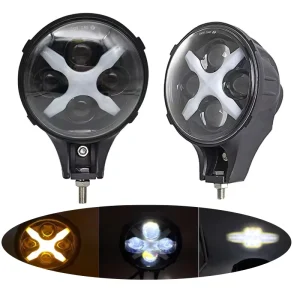 6inch Led Auxiliary Light 60w Car Spotlight Fog Light 12v 24v Auto Daytime Running Light Driving Headlight Lens Auto Accessories
