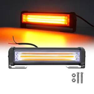 6inch Mini COB LED Multi Color IP65 Waterproof Durable Warning Strobe Light Bar for Car Truck Trailers 12V-24V