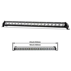 7 13 20 25inch LED Long Strip Spotlight for Car Work Light Bar Dome Light Off Road Small Single Row Light Bar for Car SUV Truck
