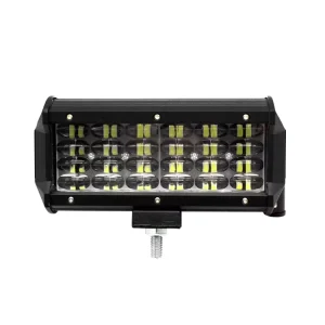 7″ 6D LED Light Bar Off Road 12V 24V 72W Rows Spot Beam LED Work Light Bar for Car Truck 4×4 Atv Boat Headlight