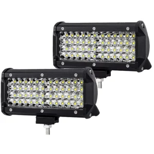 7 Inch 144W Long Range Auxiliary Spotlight Flood Light Strip 12V 24V LED Bar Light for Car
