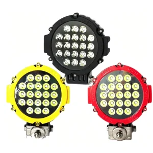 7 Inch 63W Round LED Work Light IP68 Waterproof 12 48V 4200 Lumens Auxiliary Driving Lamp for Offroad Car Truck Forklift