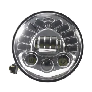 7 Inch Black Round for Harley Davidson Motorcycle Lighting System LED Headlights with Turn Light