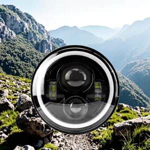 7 Inch Front Light Headlights Off Road LED Round Headlight for Hummer Land Rover Lada Niva Wrangler