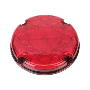 7 Inch Round ABS Stop Brake Marker Tail LED Light with Strobe Flashing and Steady Turn Signal for Retrofit Upgrade