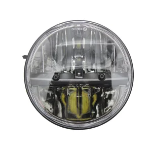 7″ Inch Round LED Headlight Hi-Low Beam 12V 6000K 3000 Lm H4 Bulb Universal Fitment
