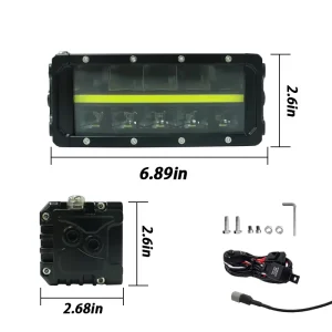 7 Inch White Spot LED Light 60W Aluminum Driving Lamp for SUV Caravan Car ATV LKW Offroad