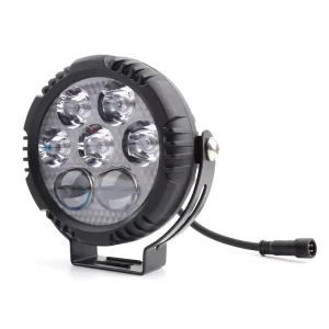 7 Lens Motorcycle Auxiliary Light Dual Color Spot Strobe Car Light 200W 13000LM Car Auxiliary Off Road Light