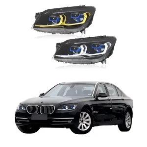 7 Series F02 LED Headlights Upgrade Assembly 12V 70W 6000 Lm 3000K DRL Universal Fitment
