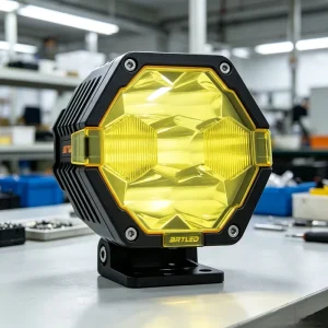 70w Dual Color 6000k Led Work Light Strobe Car Light Bar Flashing Auto Fog Light Offroad