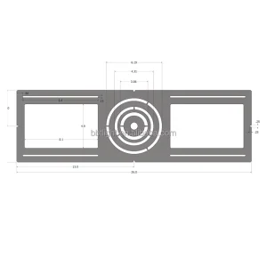 72 Pack Iron Galvanized Pre Mounting Plate Round Hole 3″ 4″ 6″ Wafer Light Bracket ETL Certified Easy Installation
